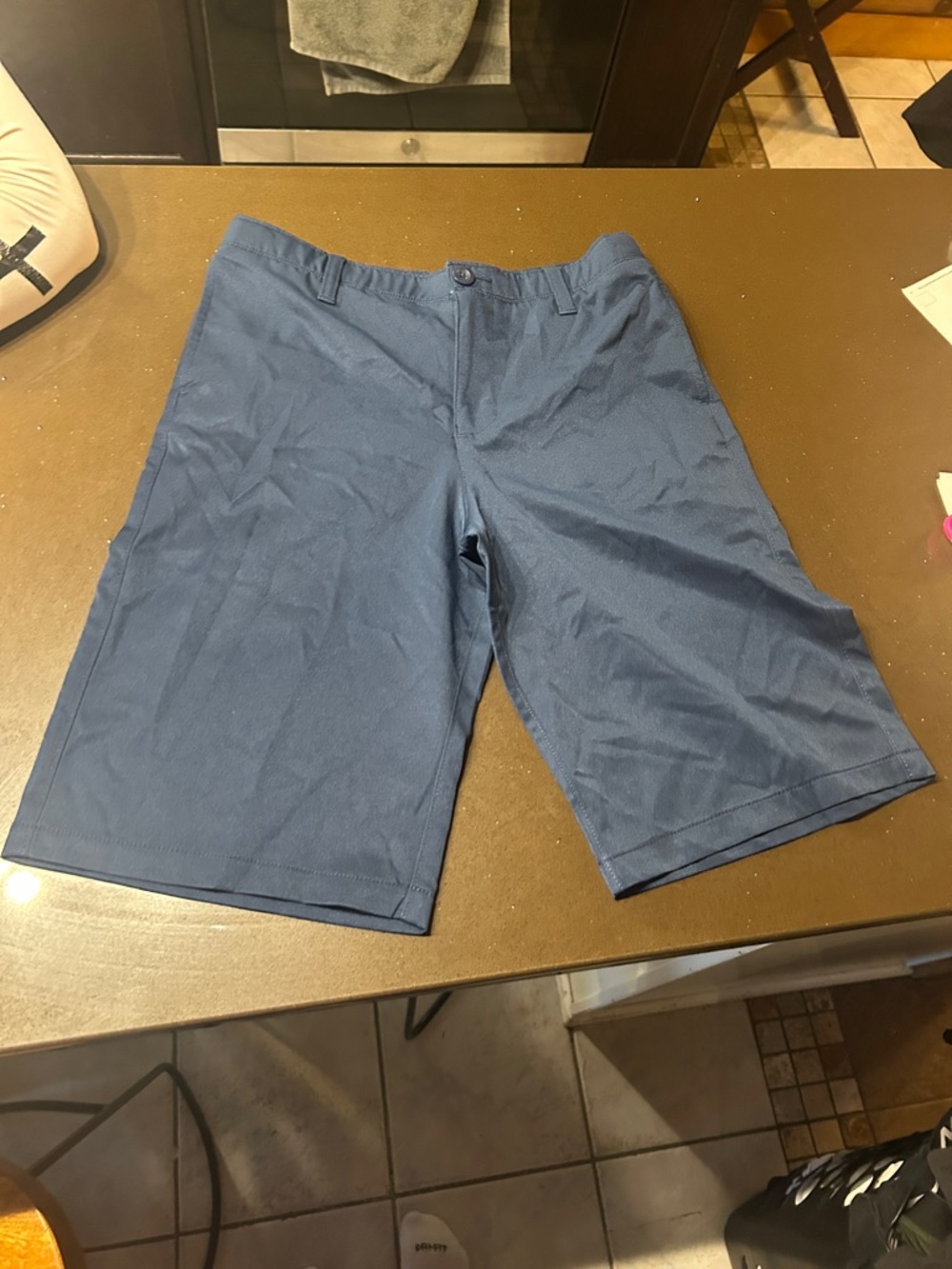 Boys Blue Classic golf Shorts